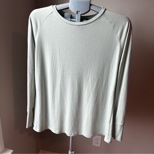 Free Fly Bamboo Long Sleeve Tee M | Mint Green Thumbholes Sun Shirt Outdoors